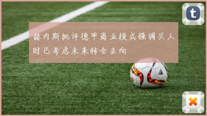赫内斯批评德甲商业模式强调买人时已考虑未来转会去向